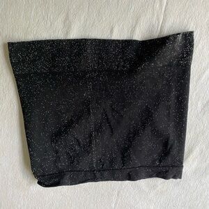 Victoria's Secret Black Glitter stretch top